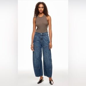 Blank NYC Dark Blue Flare Jeans